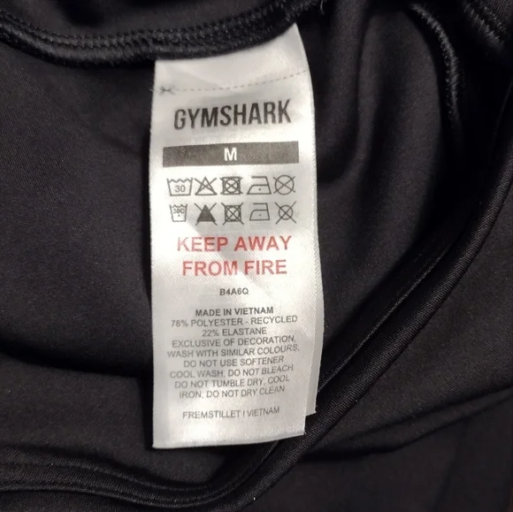 Gymshark Black Leggings With Scrunchy Bottom - Picture 6 of 6